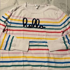 Hello Sweater XL